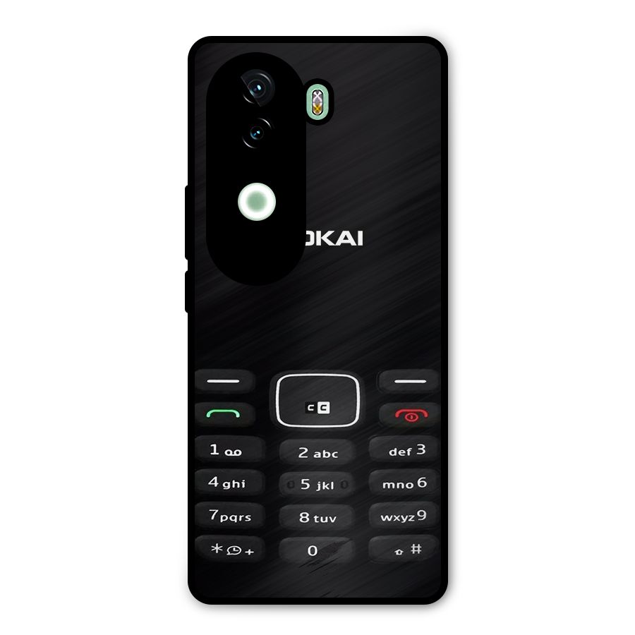 Nokia Bar Print Metal Back Case for Vivo V40e