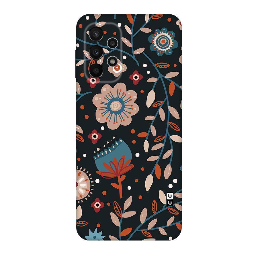Nordic Arts Flowery Space Original Polycarbonate Back Case for Galaxy A23