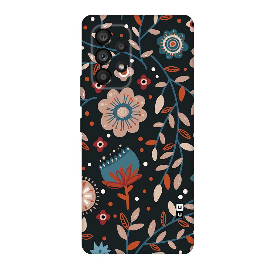 Nordic Arts Flowery Space Original Polycarbonate Back Case for Galaxy A53 5G