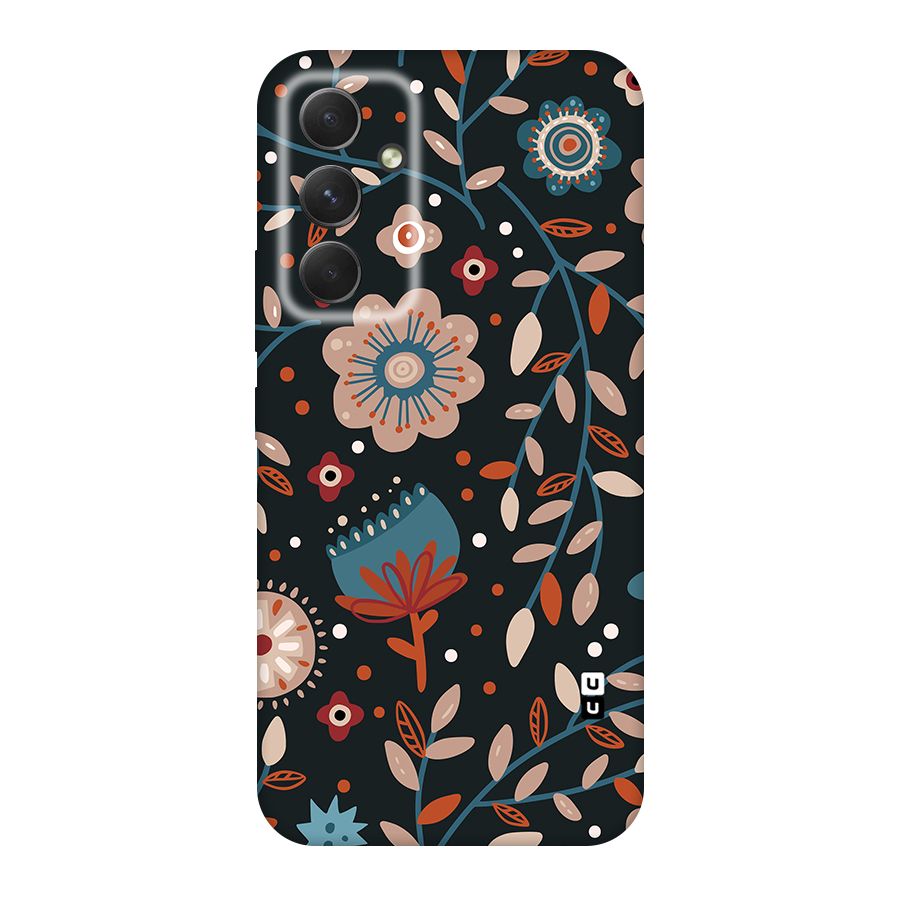 Nordic Arts Flowery Space Original Polycarbonate Back Case for Galaxy A54