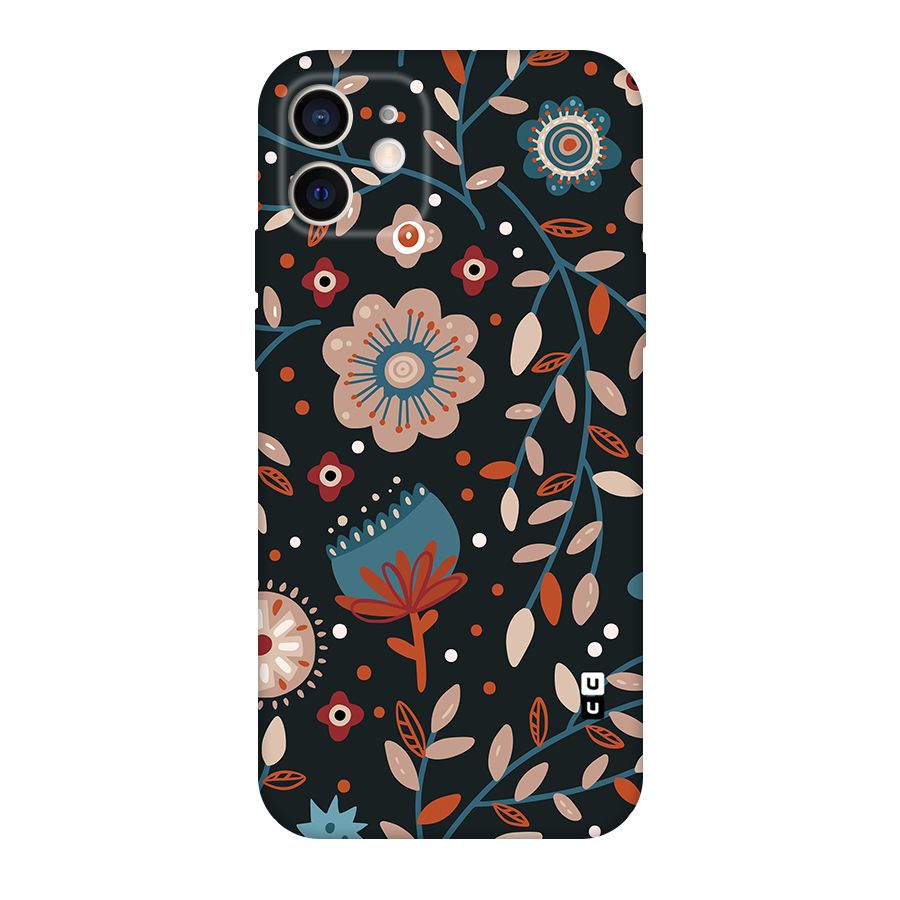 Nordic Arts Flowery Space Original Polycarbonate Back Case for iPhone 12