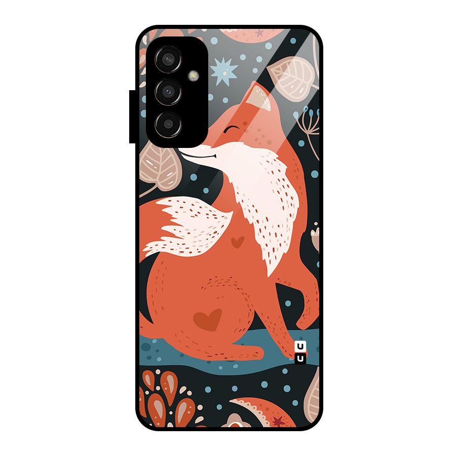 Nordic Arts Fox Glass Back Case for Galaxy F13