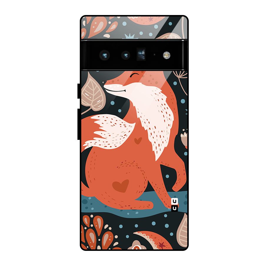 Nordic Arts Fox Glass Back Case for Google Pixel 6 Pro