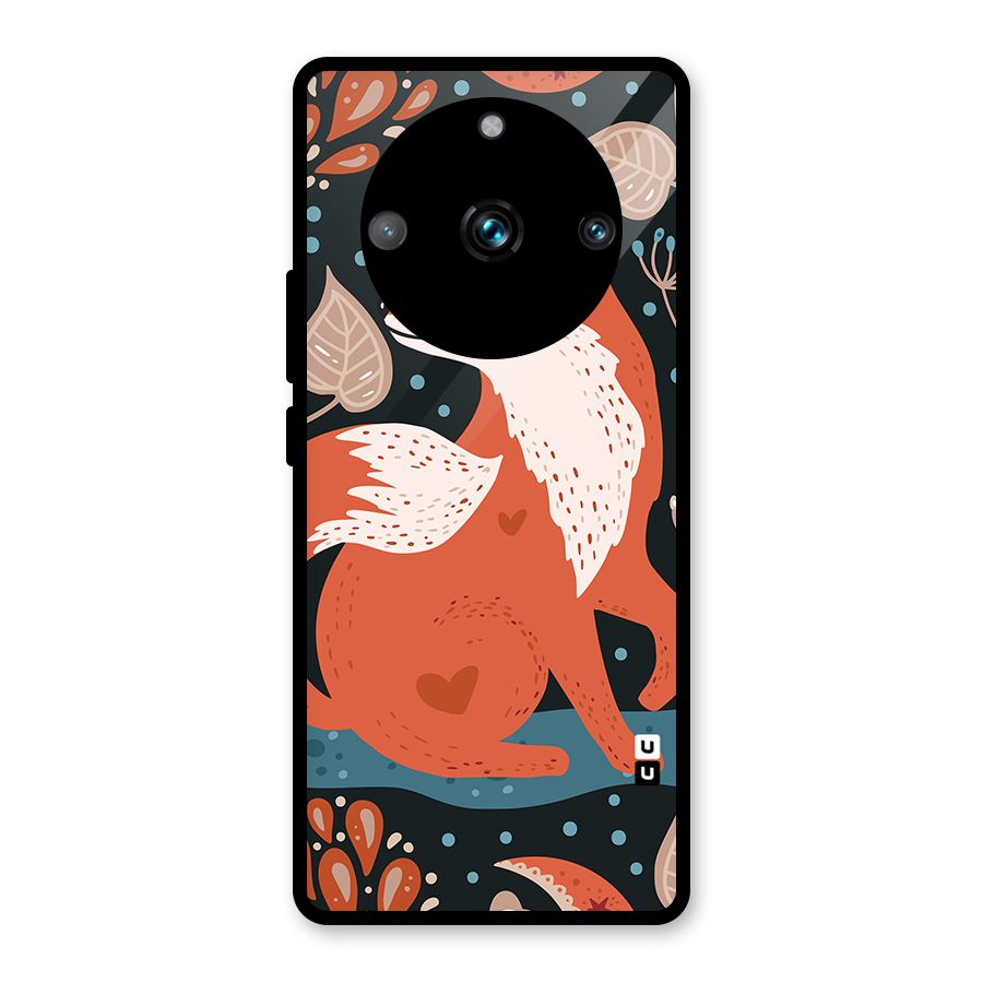 Nordic Arts Fox Glass Back Case for Realme Narzo 60 Pro