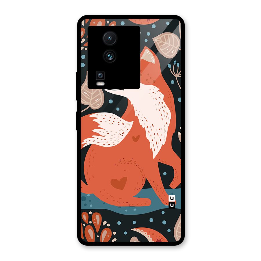 Nordic Arts Fox Glass Back Case for Vivo iQOO Neo 7 Pro