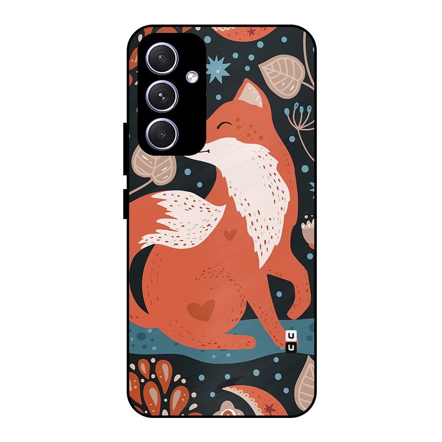 Nordic Arts Fox Metal Back Case for Galaxy A54