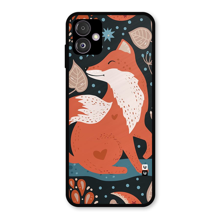 Nordic Arts Fox Metal Back Case for Galaxy F14