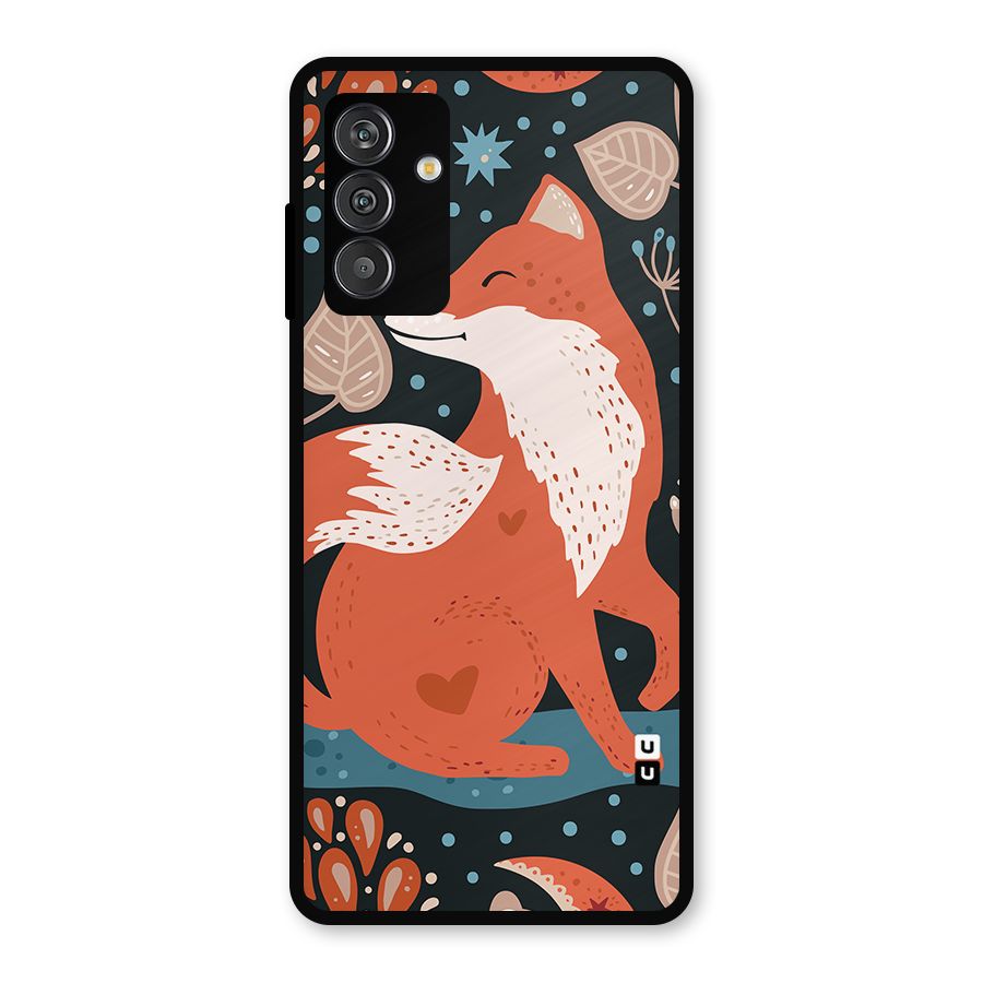 Nordic Arts Fox Metal Back Case for Galaxy M14 5G