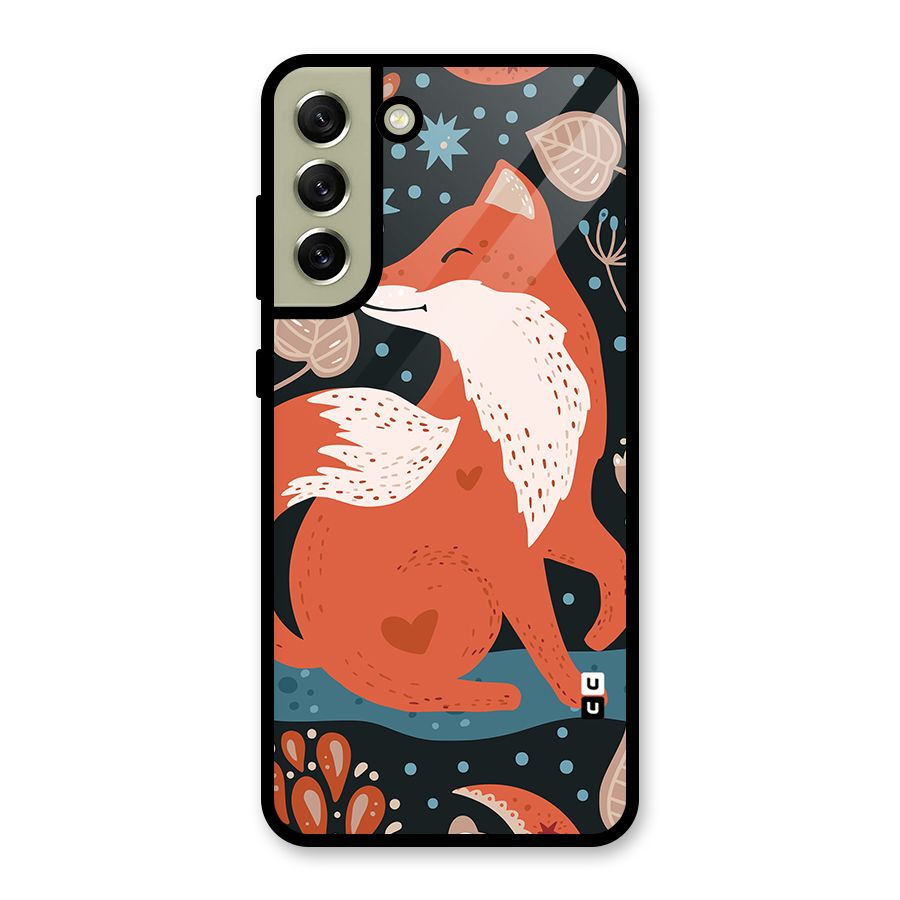 Nordic Arts Fox Metal Back Case for Galaxy S21 FE 5G (2023)