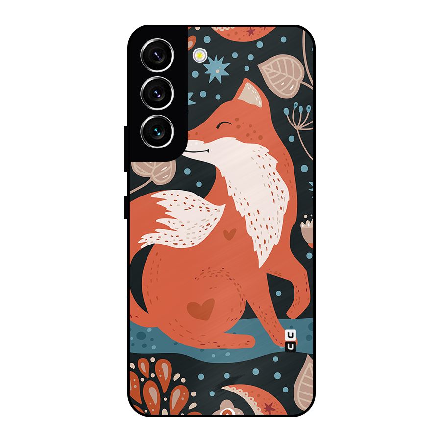 Nordic Arts Fox Metal Back Case for Galaxy S22 5G