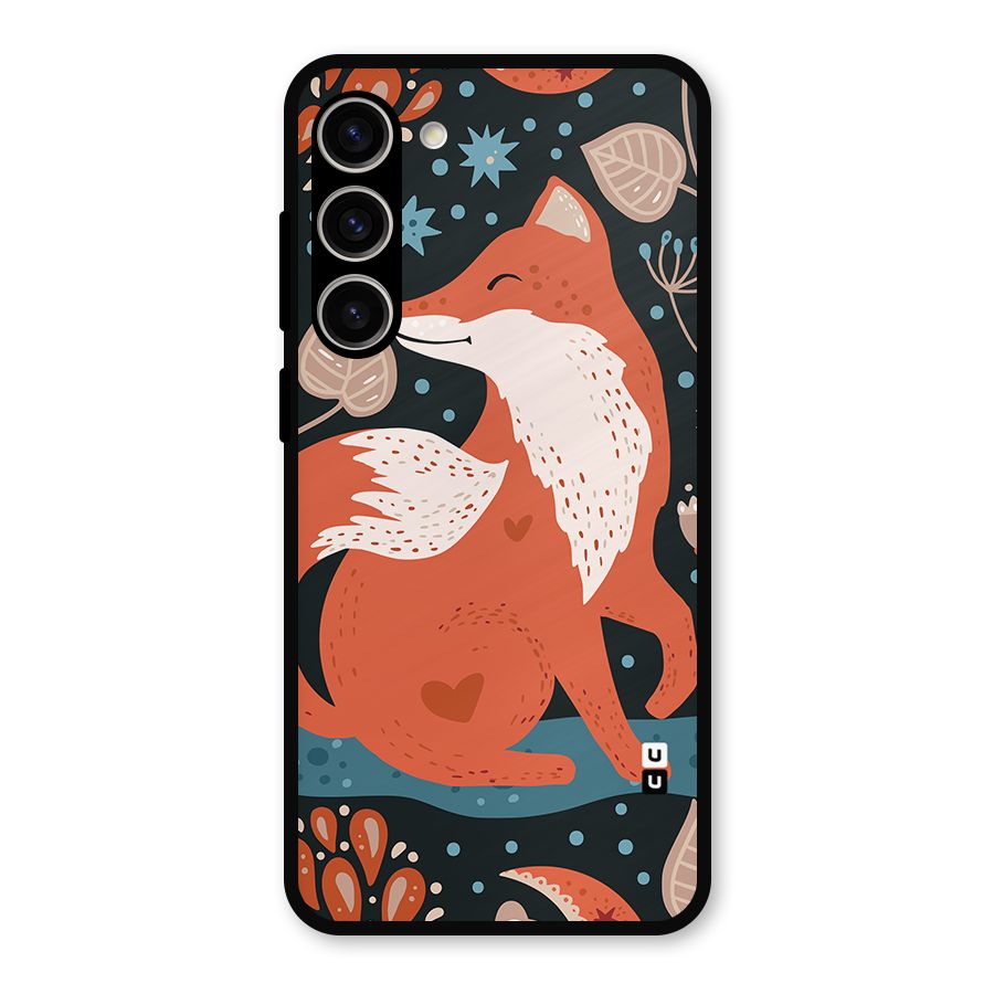 Nordic Arts Fox Metal Back Case for Galaxy S23 Plus