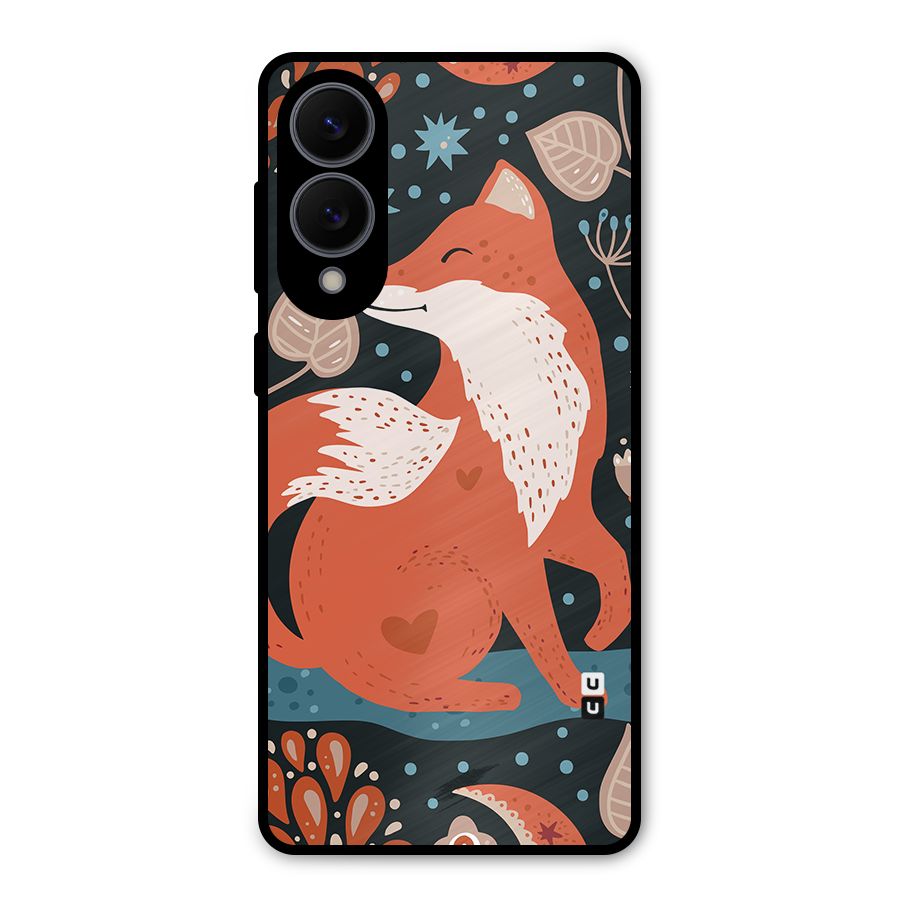Nordic Arts Fox Metal Back Case for Galaxy S25 Edge