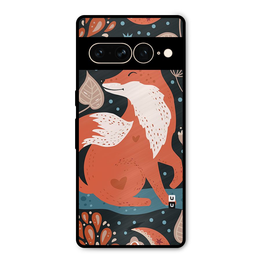 Nordic Arts Fox Metal Back Case for Google Pixel 7 Pro