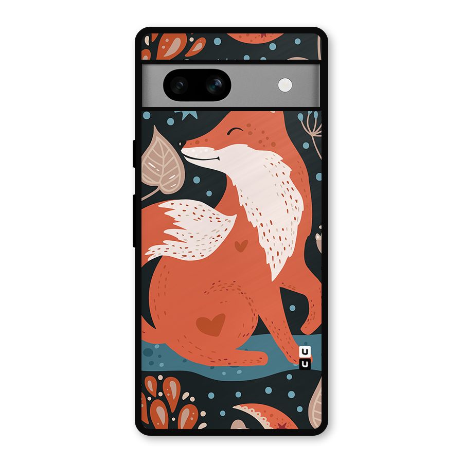 Nordic Arts Fox Metal Back Case for Google Pixel 7a