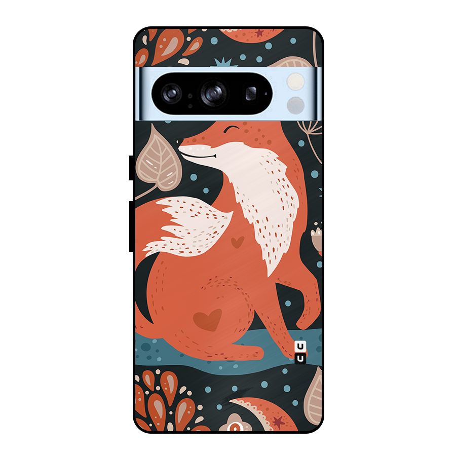 Nordic Arts Fox Metal Back Case for Google Pixel 8 Pro