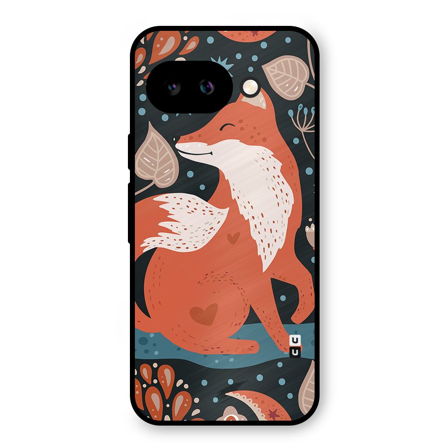 Nordic Arts Fox Metal Back Case for Google Pixel 9a