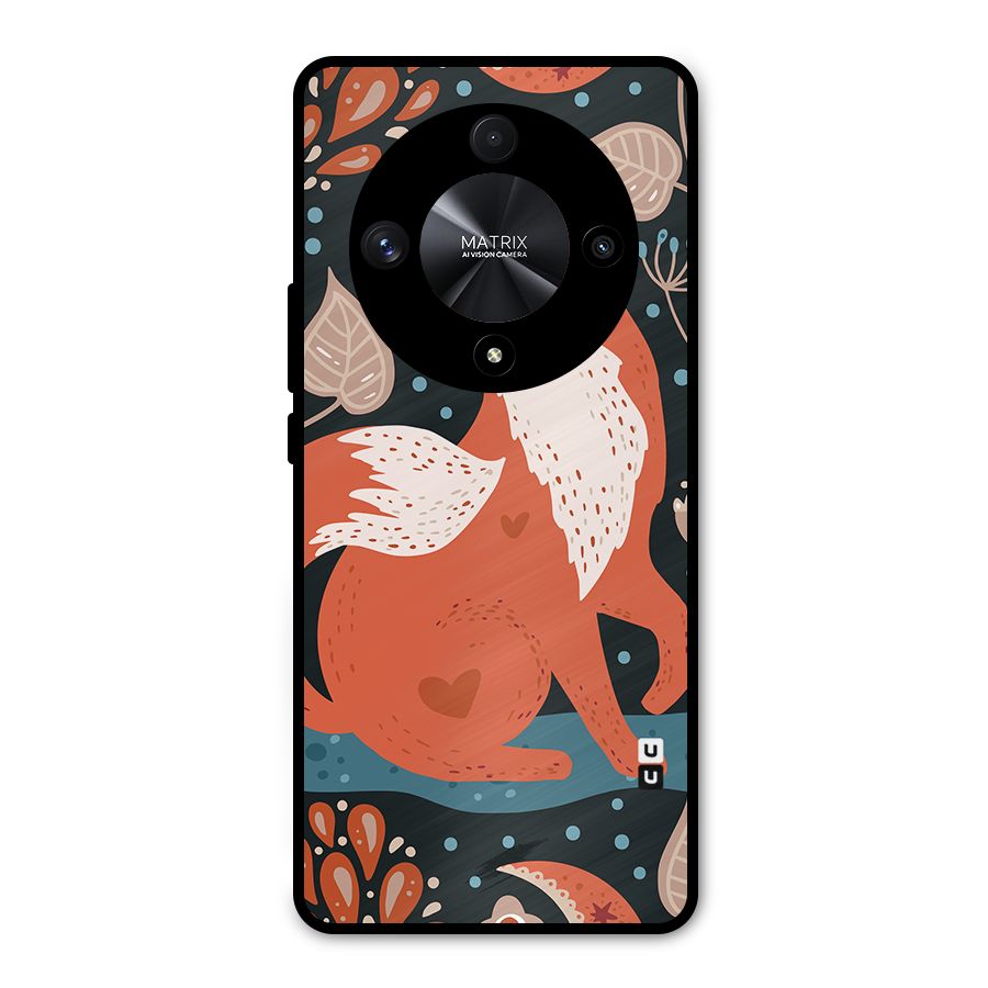 Nordic Arts Fox Metal Back Case for Honor X9b