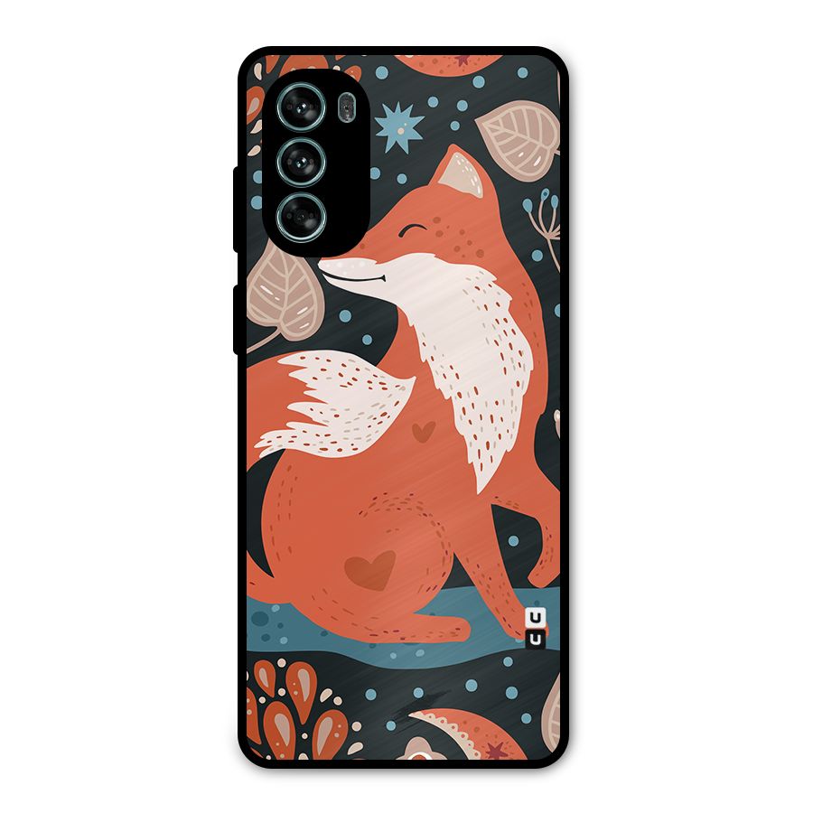 Nordic Arts Fox Metal Back Case for Moto G62