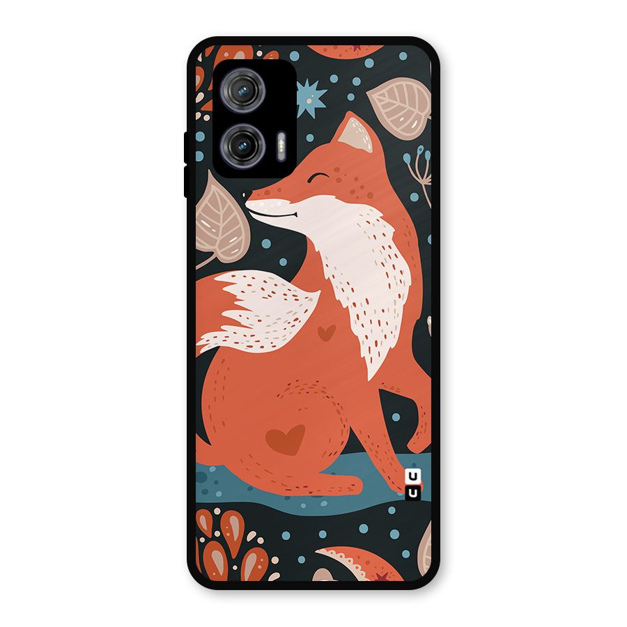 Nordic Arts Fox Metal Back Case for Moto G73