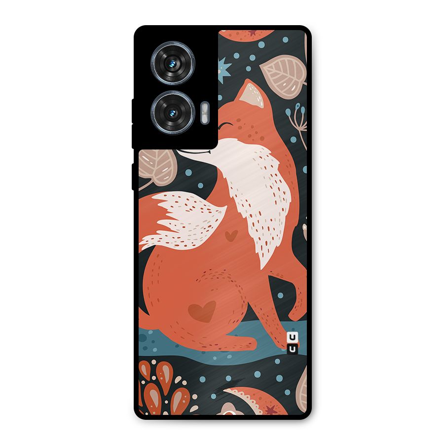 Nordic Arts Fox Metal Back Case for Motorola Edge 50 Fusion