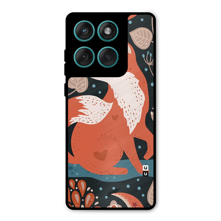 Nordic Arts Fox Metal Back Case for Motorola Edge 60 Fusion
