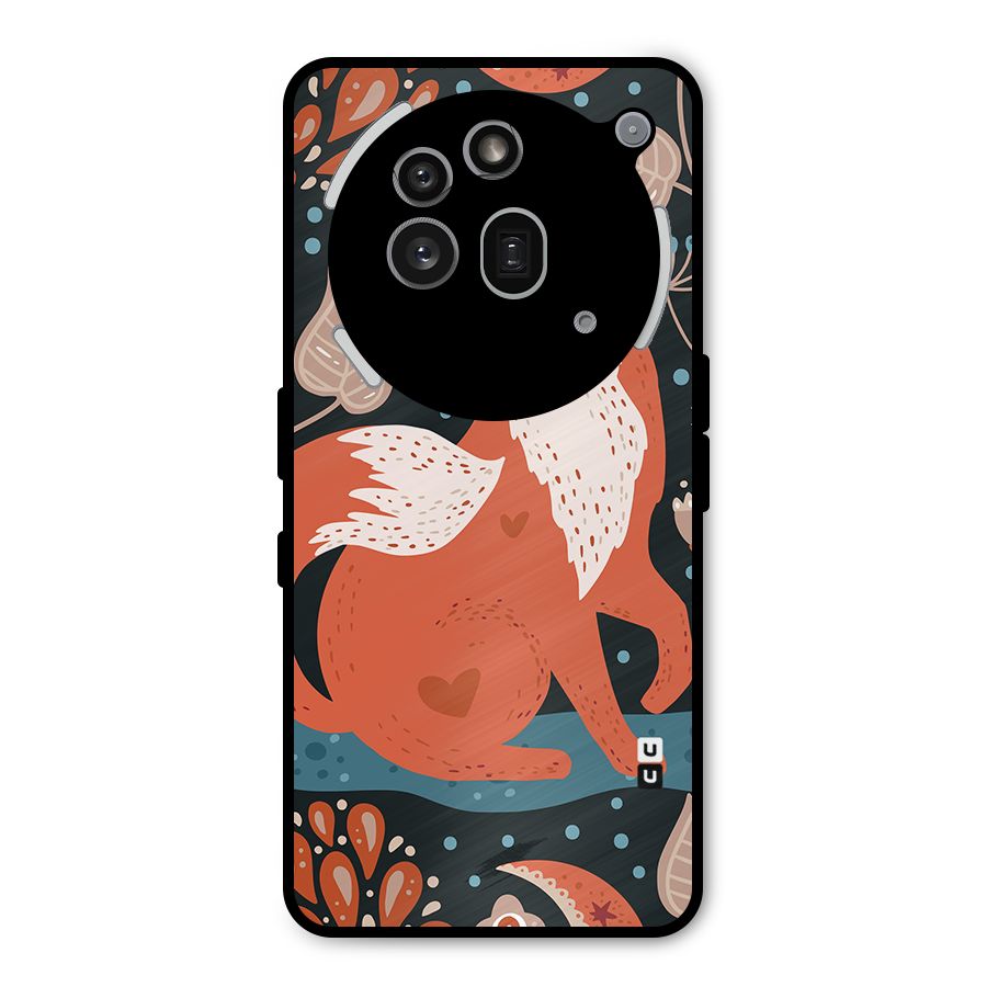 Nordic Arts Fox Metal Back Case for Nothing Phone 3a Pro
