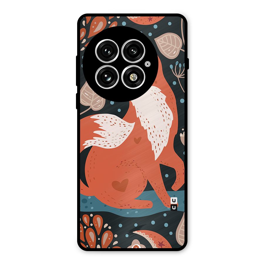 Nordic Arts Fox Metal Back Case for OnePlus 13