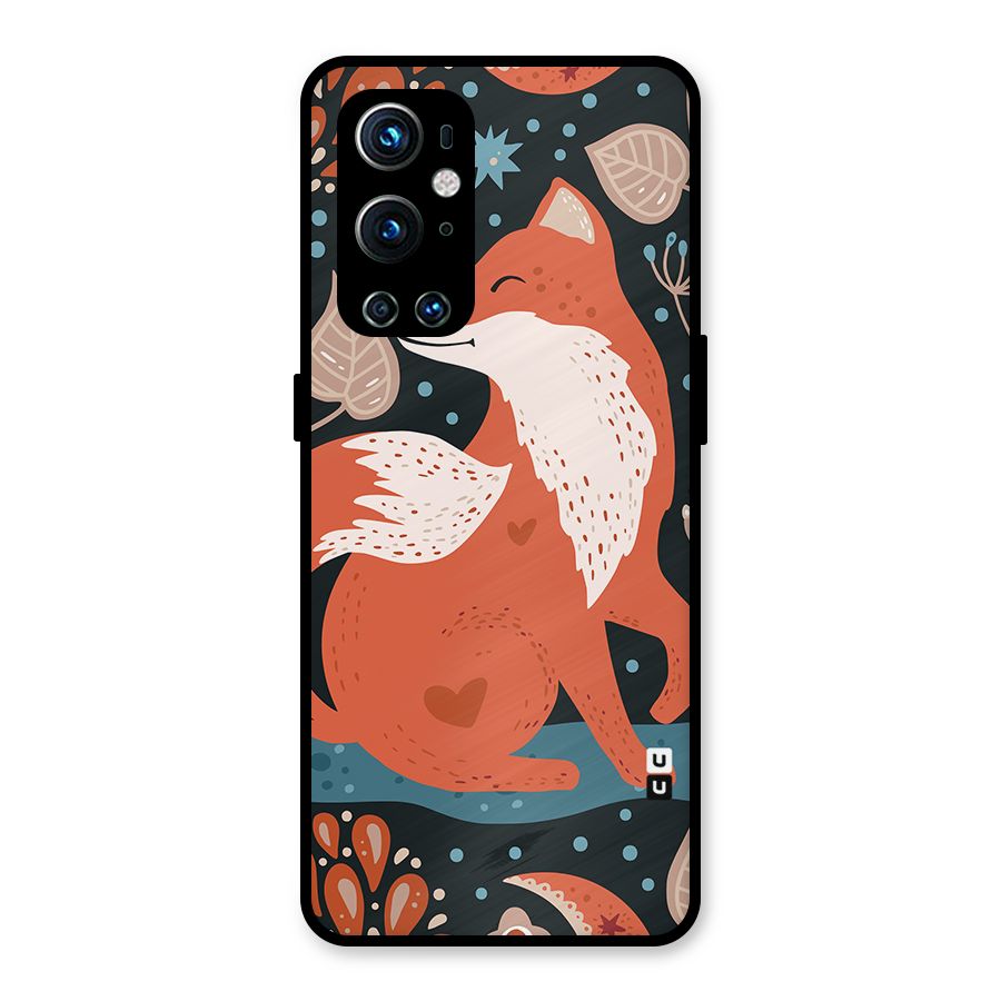 Nordic Arts Fox Metal Back Case for OnePlus 9 Pro