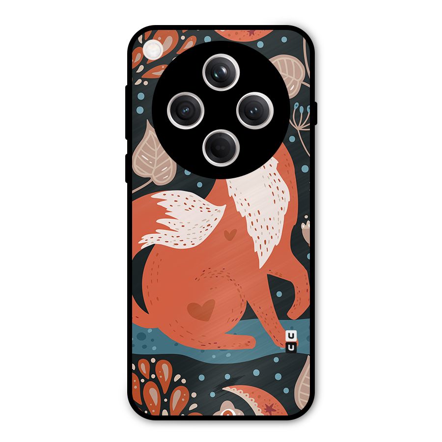 Nordic Arts Fox Metal Back Case for Oppo Find X8