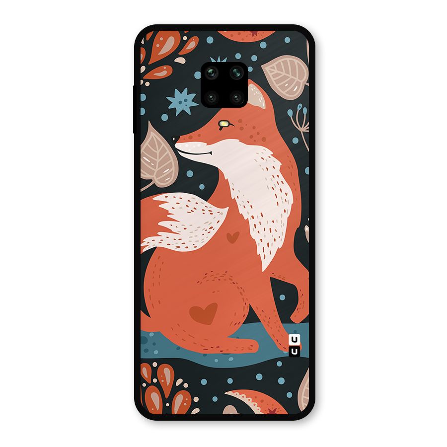 Nordic Arts Fox Metal Back Case for Poco M2