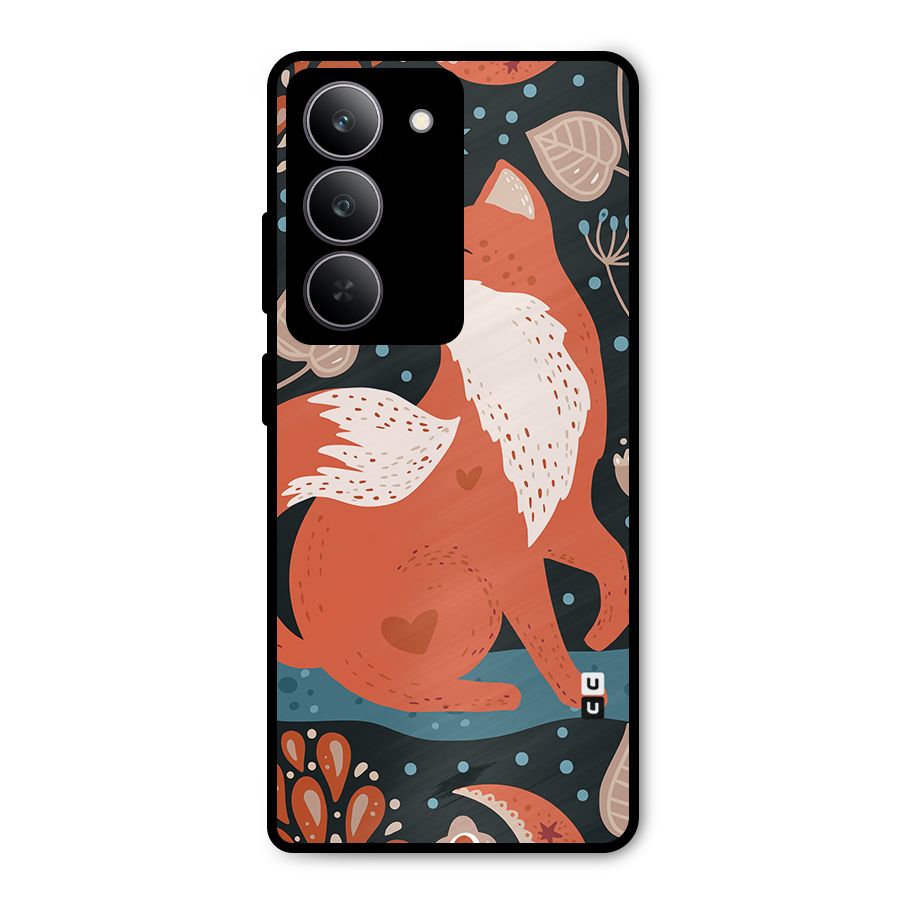 Nordic Arts Fox Metal Back Case for Realme 14x