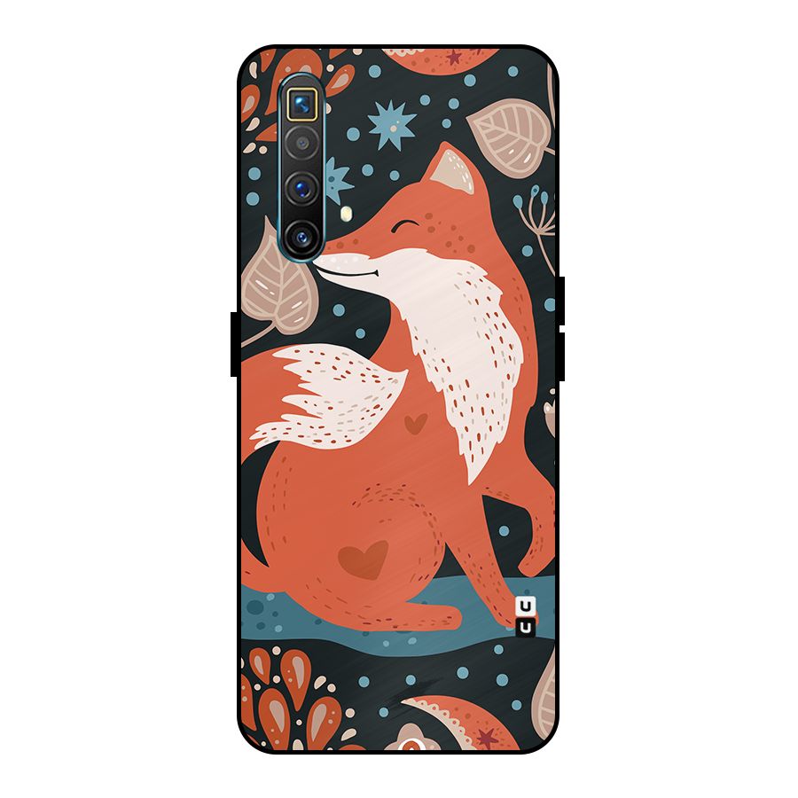 Nordic Arts Fox Metal Back Case for Realme X3