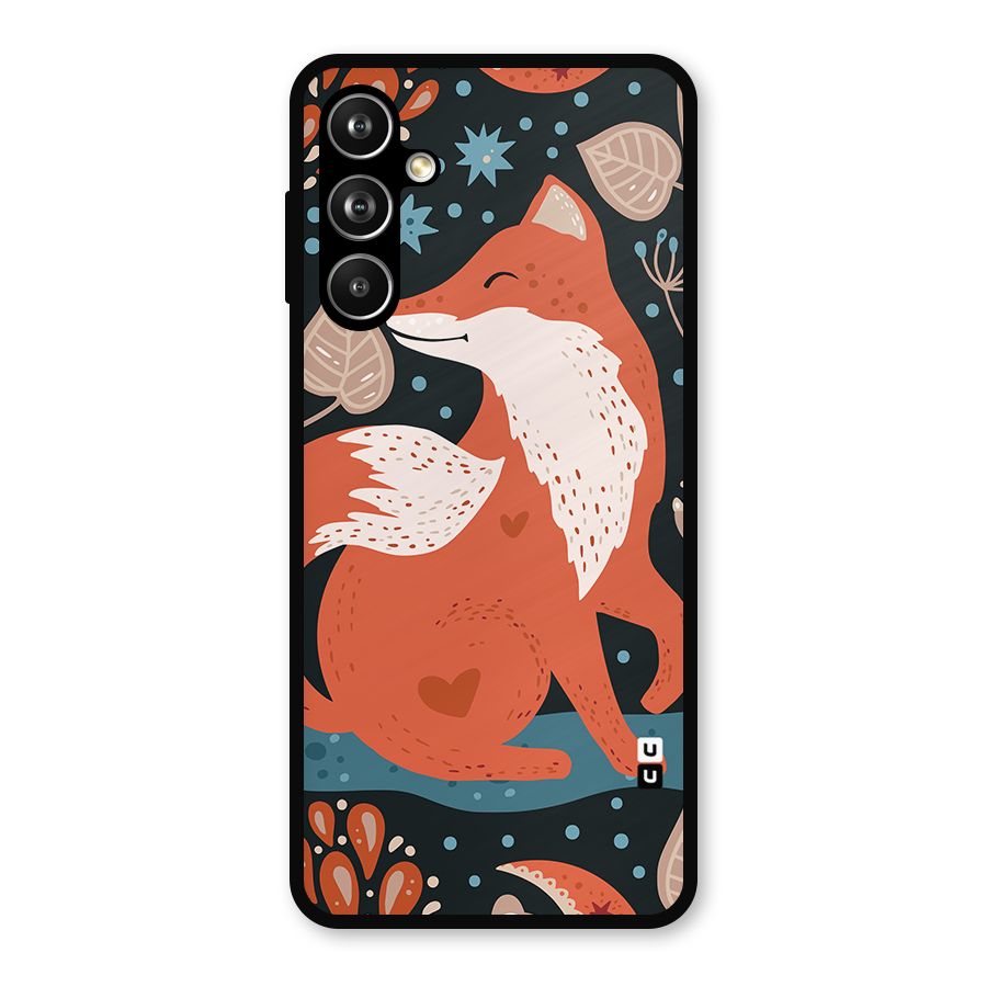 Nordic Arts Fox Metal Back Case for Samsung Galaxy M54