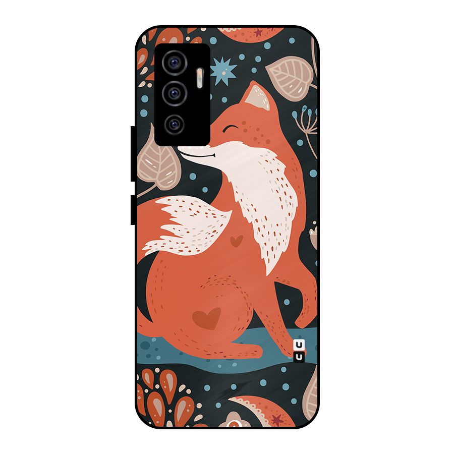 Nordic Arts Fox Metal Back Case for Vivo V23e