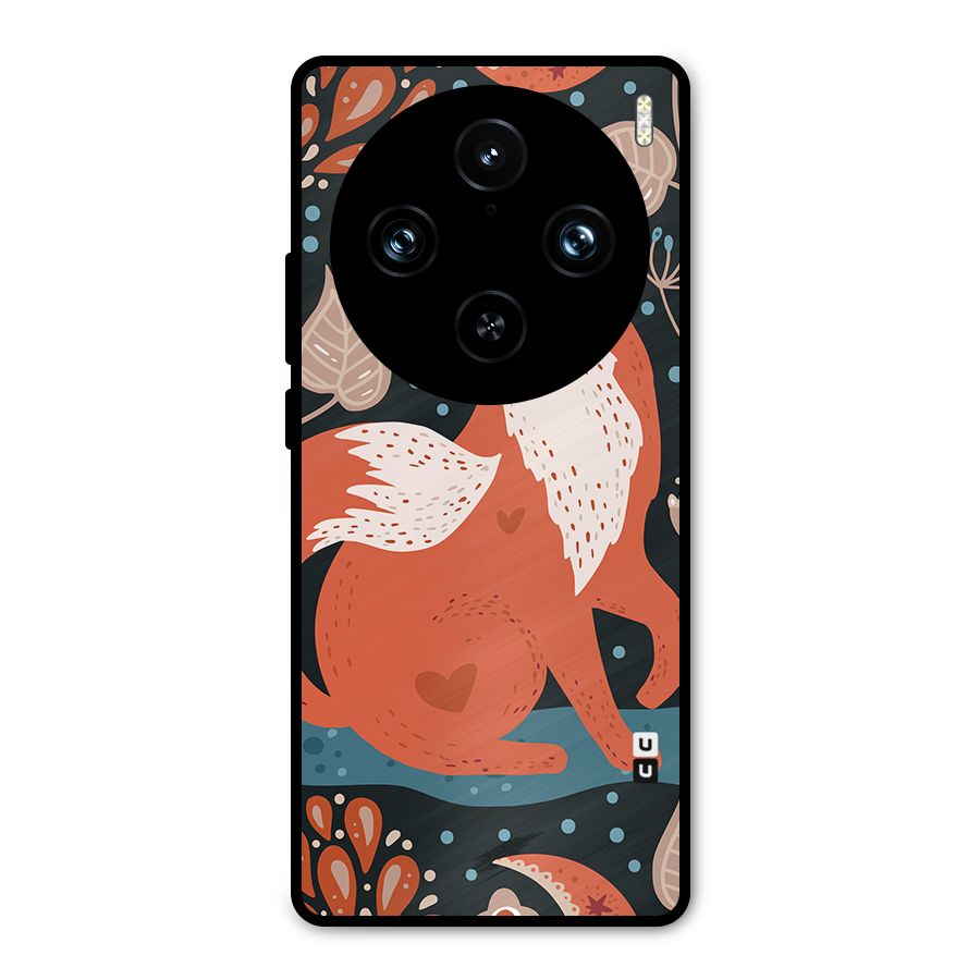 Nordic Arts Fox Metal Back Case for Vivo X100 Pro