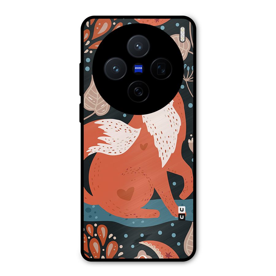 Nordic Arts Fox Metal Back Case for Vivo X200