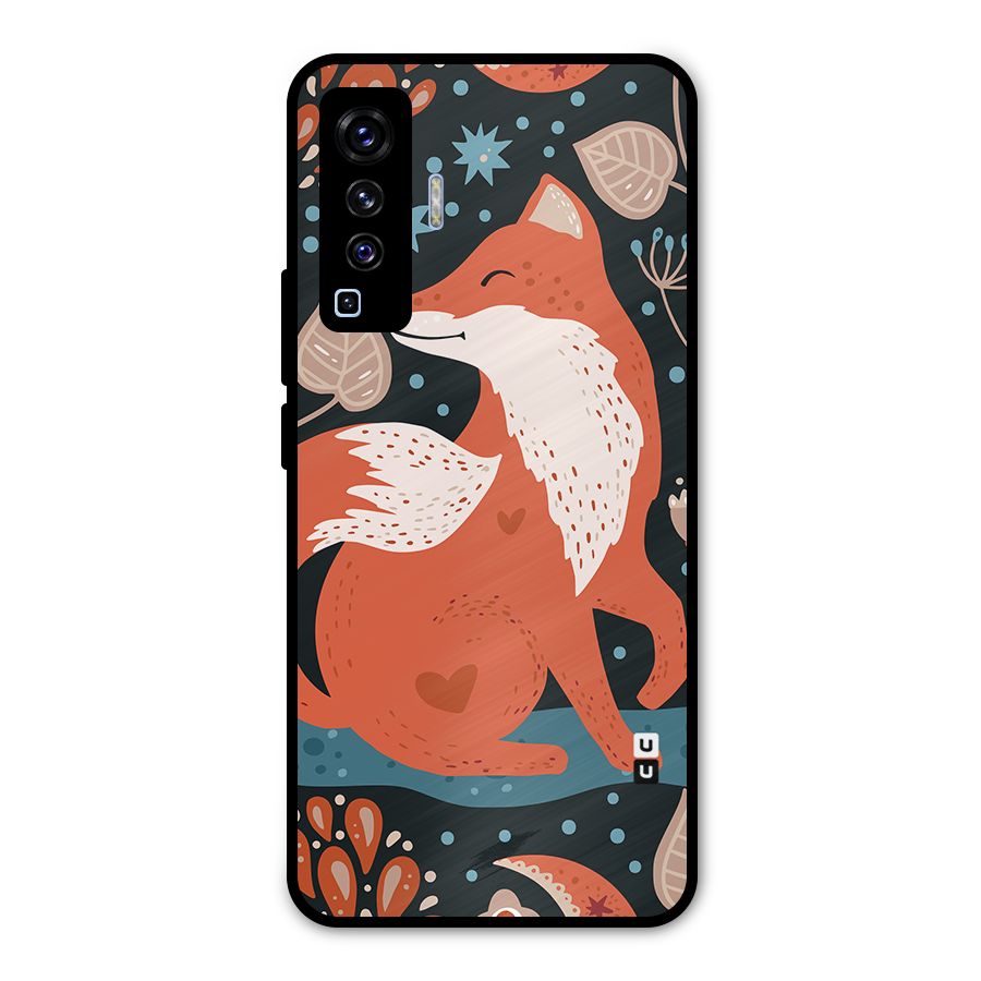 Nordic Arts Fox Metal Back Case for Vivo X50