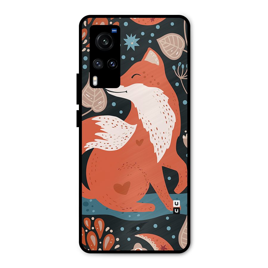Nordic Arts Fox Metal Back Case for Vivo X60