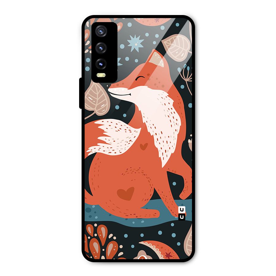 Nordic Arts Fox Metal Back Case for Vivo Y20g