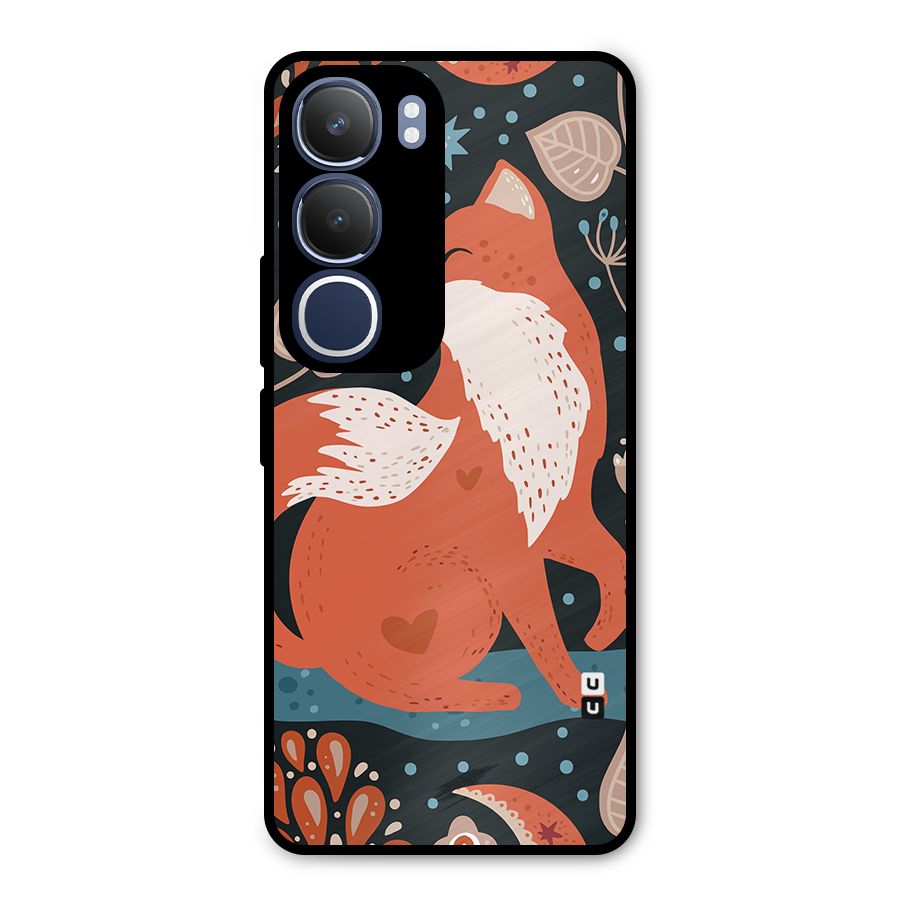 Nordic Arts Fox Metal Back Case for Vivo Y29