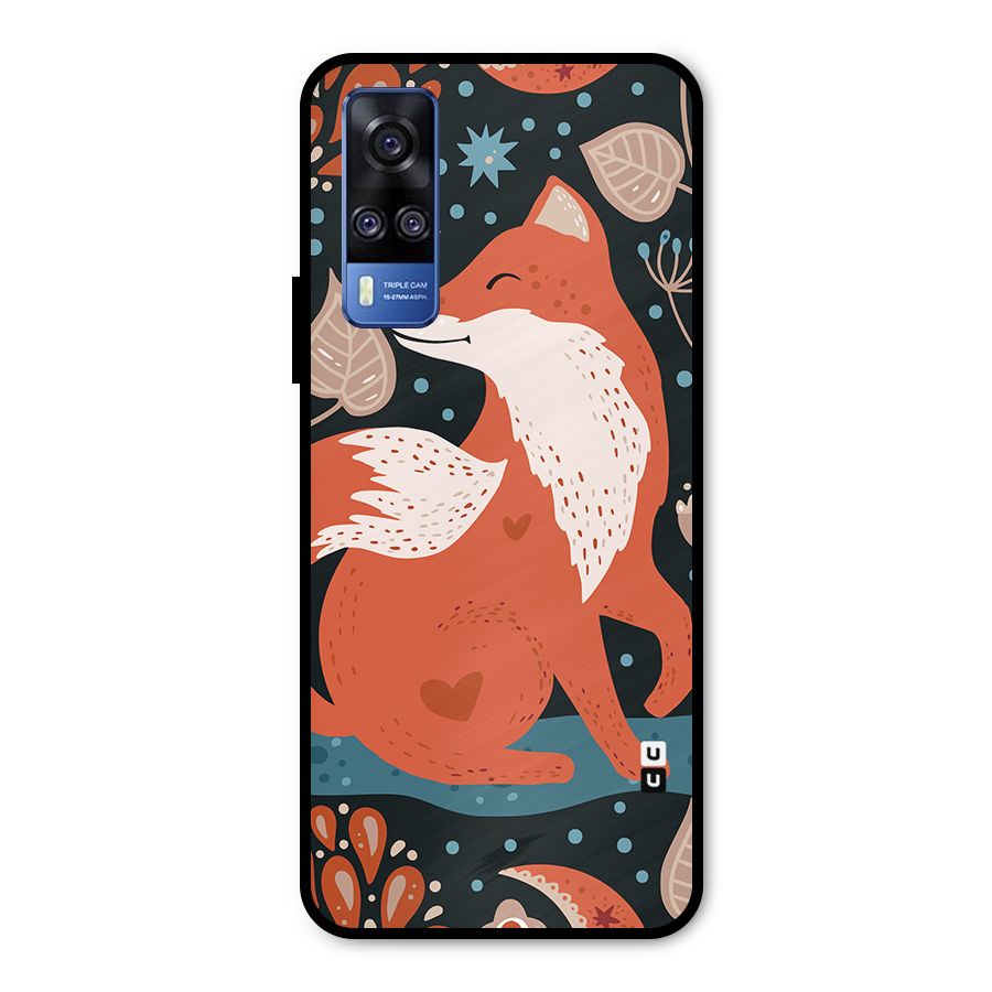 Nordic Arts Fox Metal Back Case for Vivo Y31