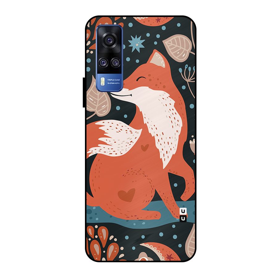 Nordic Arts Fox Metal Back Case for Vivo Y51