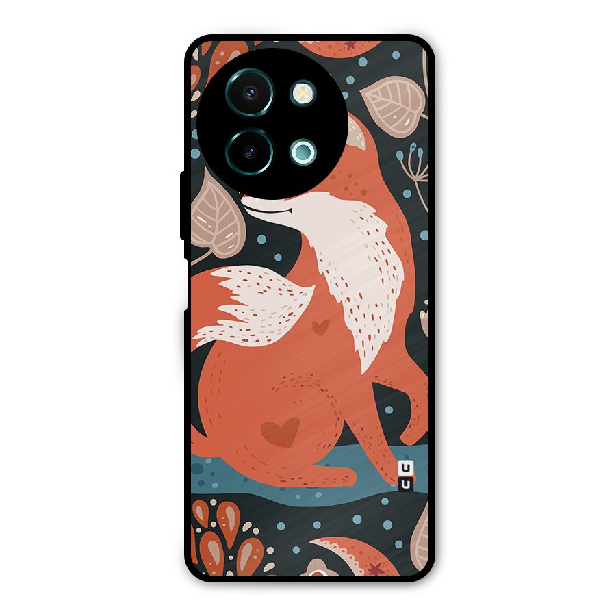 Nordic Arts Fox Metal Back Case for Vivo Y58