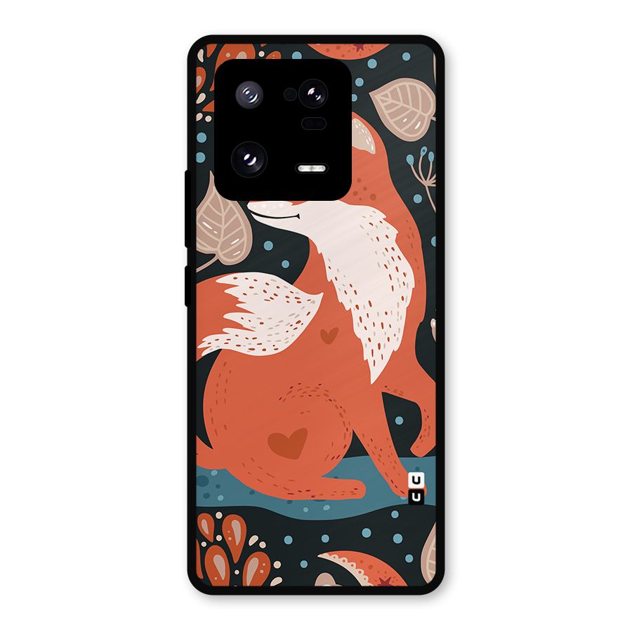 Nordic Arts Fox Metal Back Case for Xiaomi 13 Pro