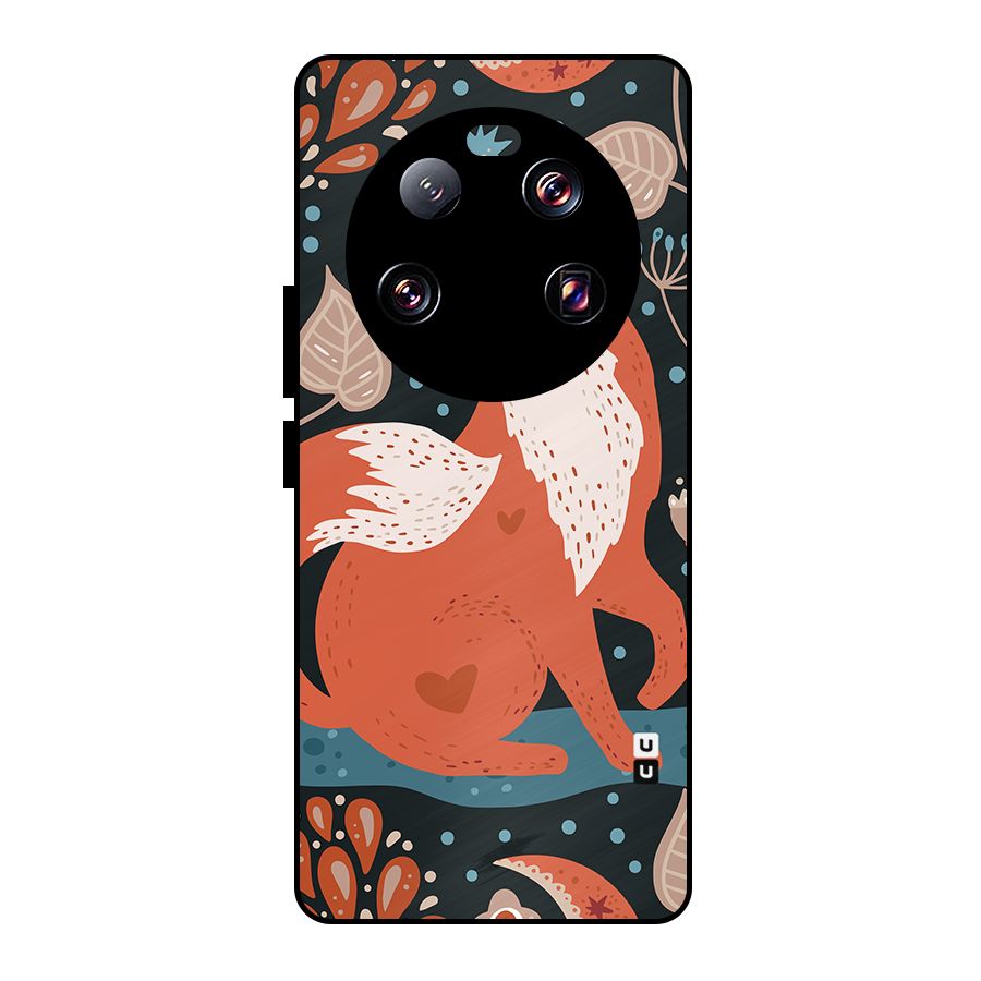 Nordic Arts Fox Metal Back Case for Xiaomi 13 Ultra