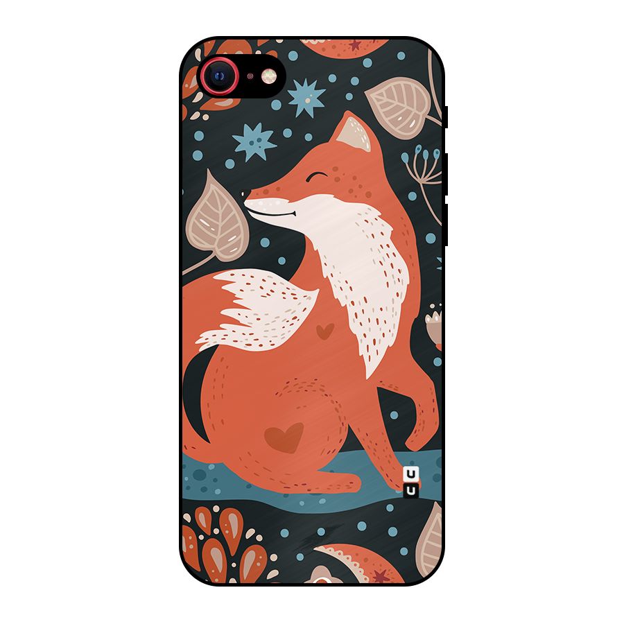 Nordic Arts Fox Metal Back Case for iPhone 7