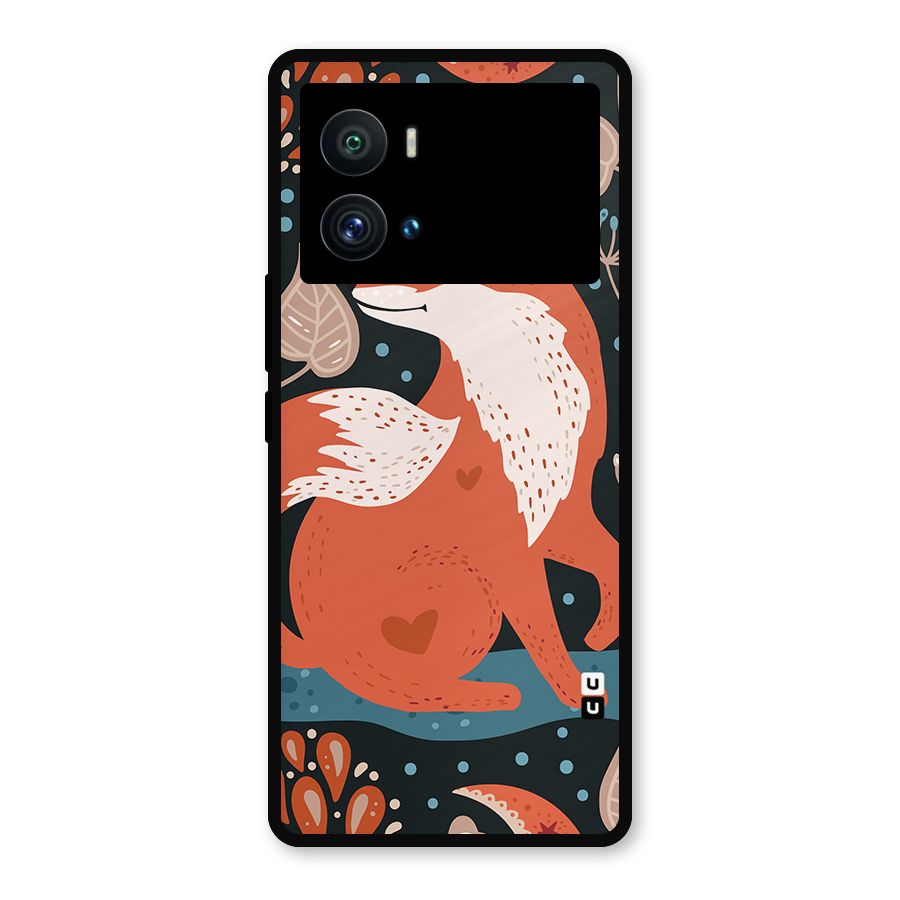 Nordic Arts Fox Metal Back Case for iQOO 9 Pro