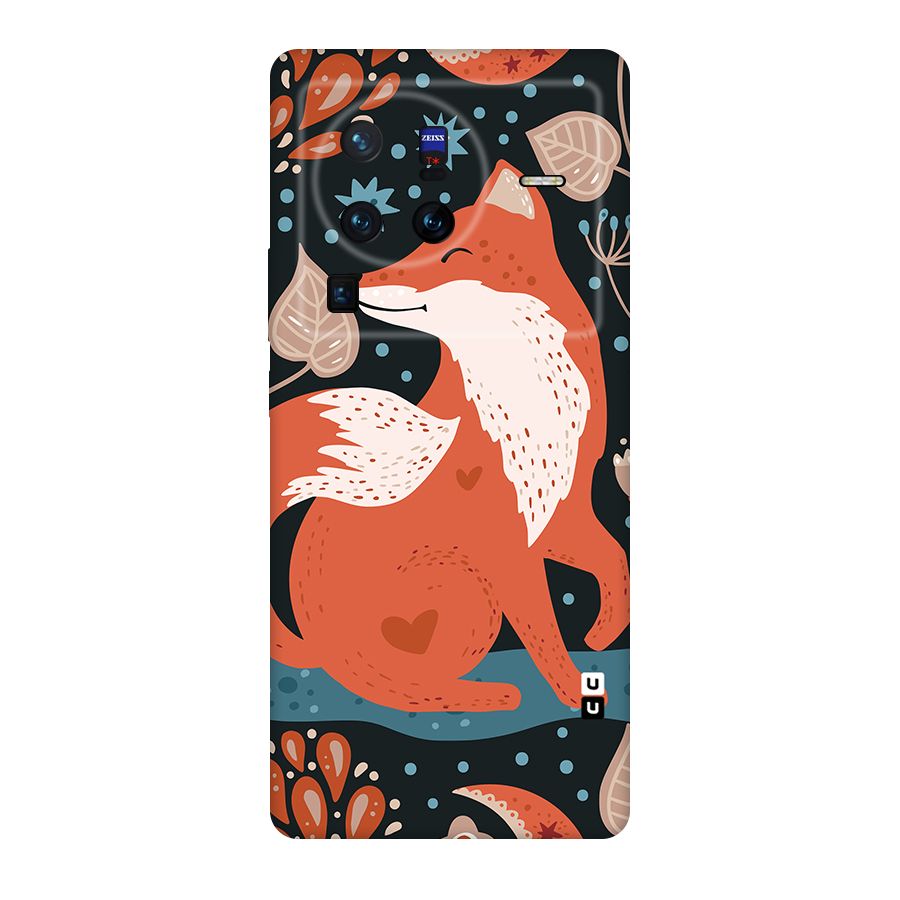 Nordic Arts Fox Original Polycarbonate Back Case for Vivo X80