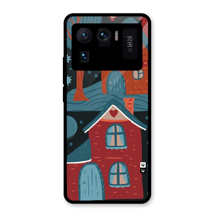 Nordic Arts Houses Glass Back Case for Mi 11 Ultra