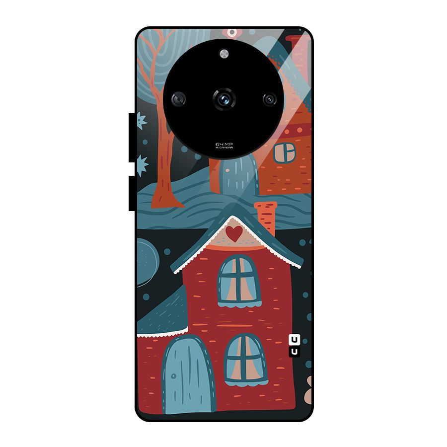Nordic Arts Houses Glass Back Case for Realme Narzo 60 5G
